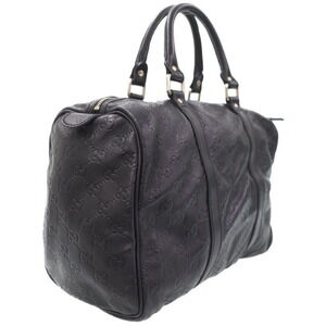 Gucci Black Handbag Boston Bag ssima Duffle